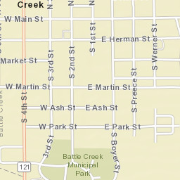 101-199 North 4th Street Battle Creek NE Street Map