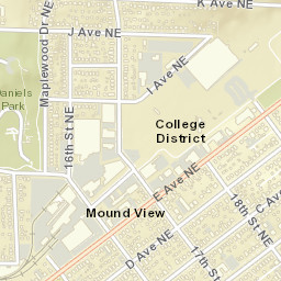 1888 K Avenue Northeast, Cedar Rapids Street Map