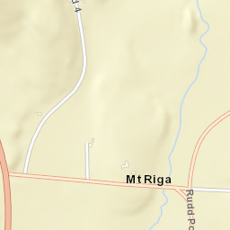Mount Riga New York Street Map
