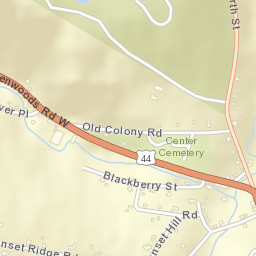 Norfolk Connecticut Street Map