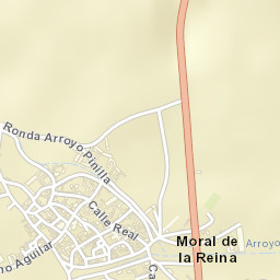 Moral de la Reina Street Map