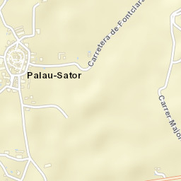 Palau-sator Street Map