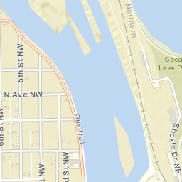 1204 6th St NW Cedar Rapids IA Street Map