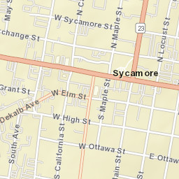 100 N Maple St, Sycamore, IL 60178 Street Map