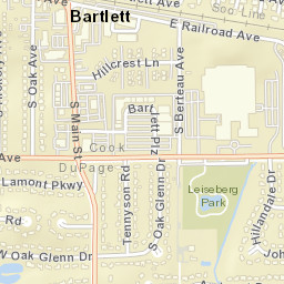 203-213 South Main Street, Bartlett, IL Street Map