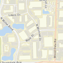 1314-1328 North Mittel Boulevard, Wood Dale Street Map