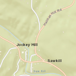 Sawkill New York Street Map