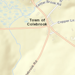 Colebrook Connecticut Street Map