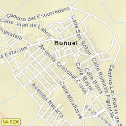 Buñuel Street Map