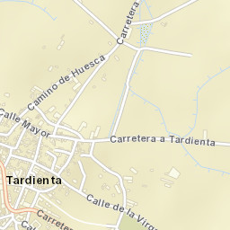 Tardienta Street Map