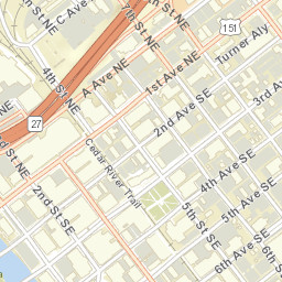 620-698 1st Ave NE, Cedar Rapids, IA 52401 Street Map