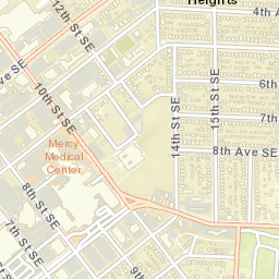 701 10th St SE Cedar Rapids IA Street Map