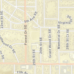 2718-2724 Meadowbrook Dr SE Cedar Rapids IA Street Map