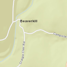 Beaverkill New York Street Map