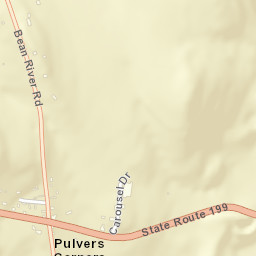 Pulvers Corners New York Street Map