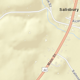 Salisbury Connecticut Street Map