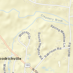 Goodrichville Connecticut Street Map