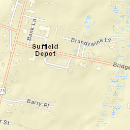 Suffield Connecticut Street Map
