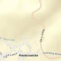 Hermisende Street Map