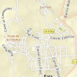 Pals Street Map
