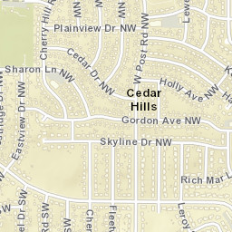 5115-5125 Gordon Avenue Northwest Street Map