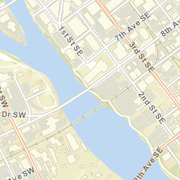 32-82 3rd Avenue Bridge, Cedar Rapids, IA Street Map