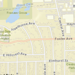 347-355 Elmhurst Street Wood Dale IL Street Map