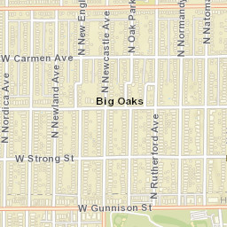 4801-4811 Normandy Ave, Harwood Heights Street Map