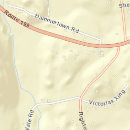 Hammertown New York Street Map