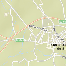 Santo Domingo de Silos Street Map