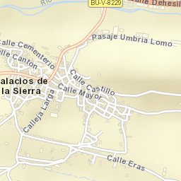 Palacios de la Sierra Street Map