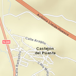 Castejón del Puente Street Map