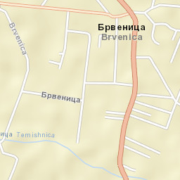 Brvenica Street Map