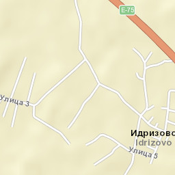 Идризово Street Map