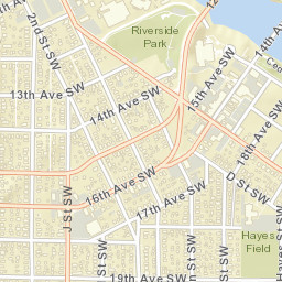 2 15th Avenue Southwest Cedar Rapids IA Street Map