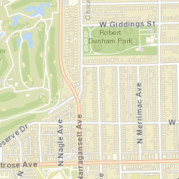 4600-4604 North Melvina Avenue Chicago Street Map