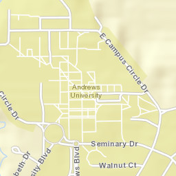 4145 East Campus Circle Drive, Andrews University, Berrien Sp Street Map
