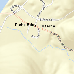 Fishs Eddy New York Street Map