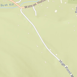 West Shokan New York Street Map