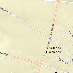 Spencer Corners New York Street Map