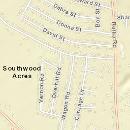 Southwood Acres Connecticut Street Map
