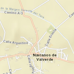 Navianos de Valverde Street Map