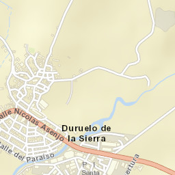 Duruelo de la Sierra Street Map