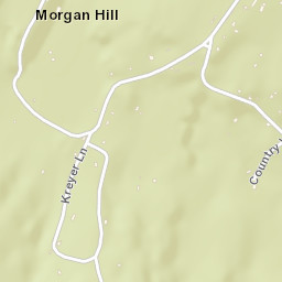 Morgan Hill New York Street Map
