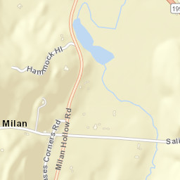 Milan New York Street Map