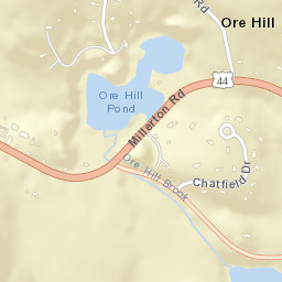 Ore Hill Connecticut Street Map