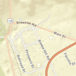 Falls Village Connecticut Street Map