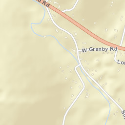 West Granby Connecticut Street Map
