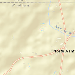 North Ashford Connecticut Street Map