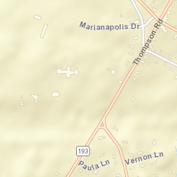 Thompson Connecticut Street Map